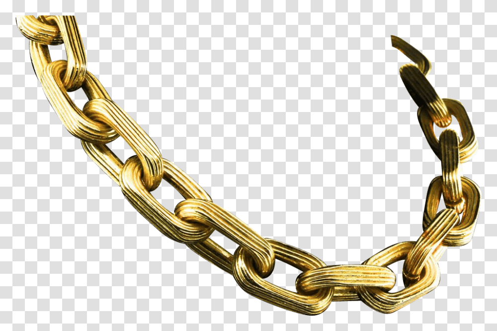 Gold Chain Clip Arts Cable Link Gold Chain Transparent Png
