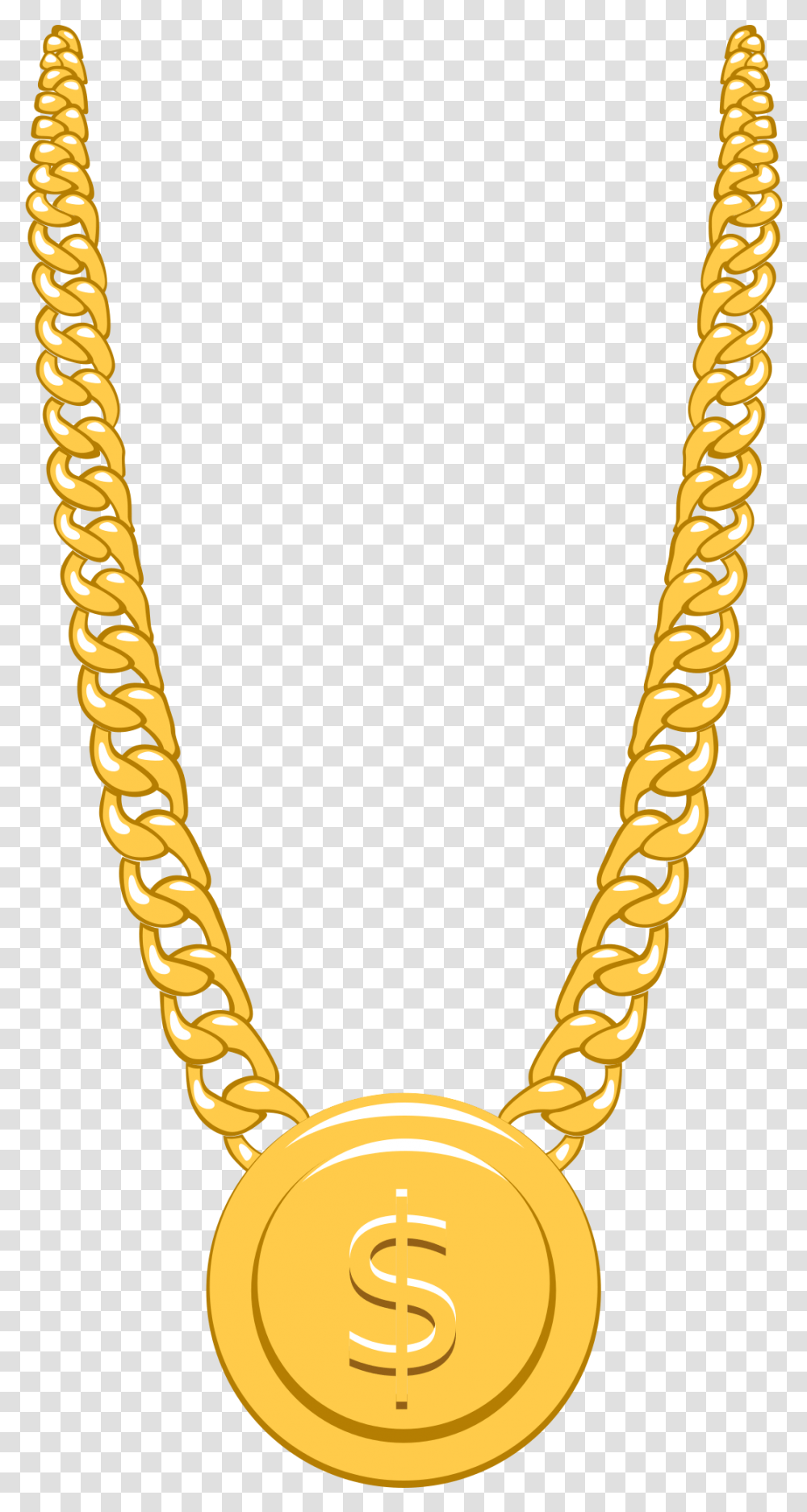 Gold Chain Clipart, Hip Transparent Png