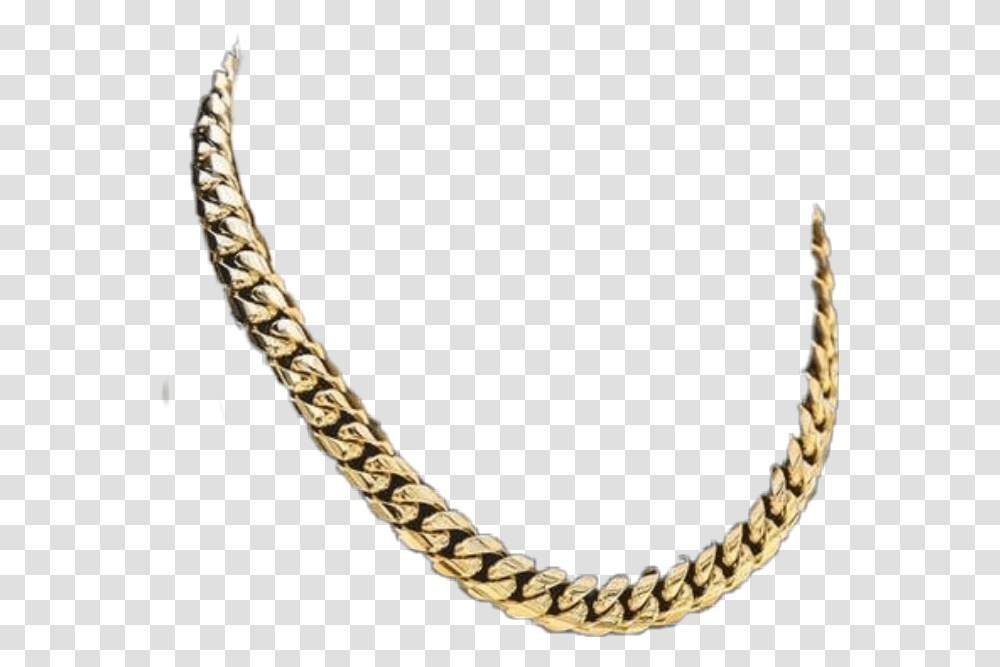 Gold Chain Cubanlink Bling Sticker By Lloyd Cuban Link Chain, Necklace, Jewelry, Accessories, Accessory Transparent Png