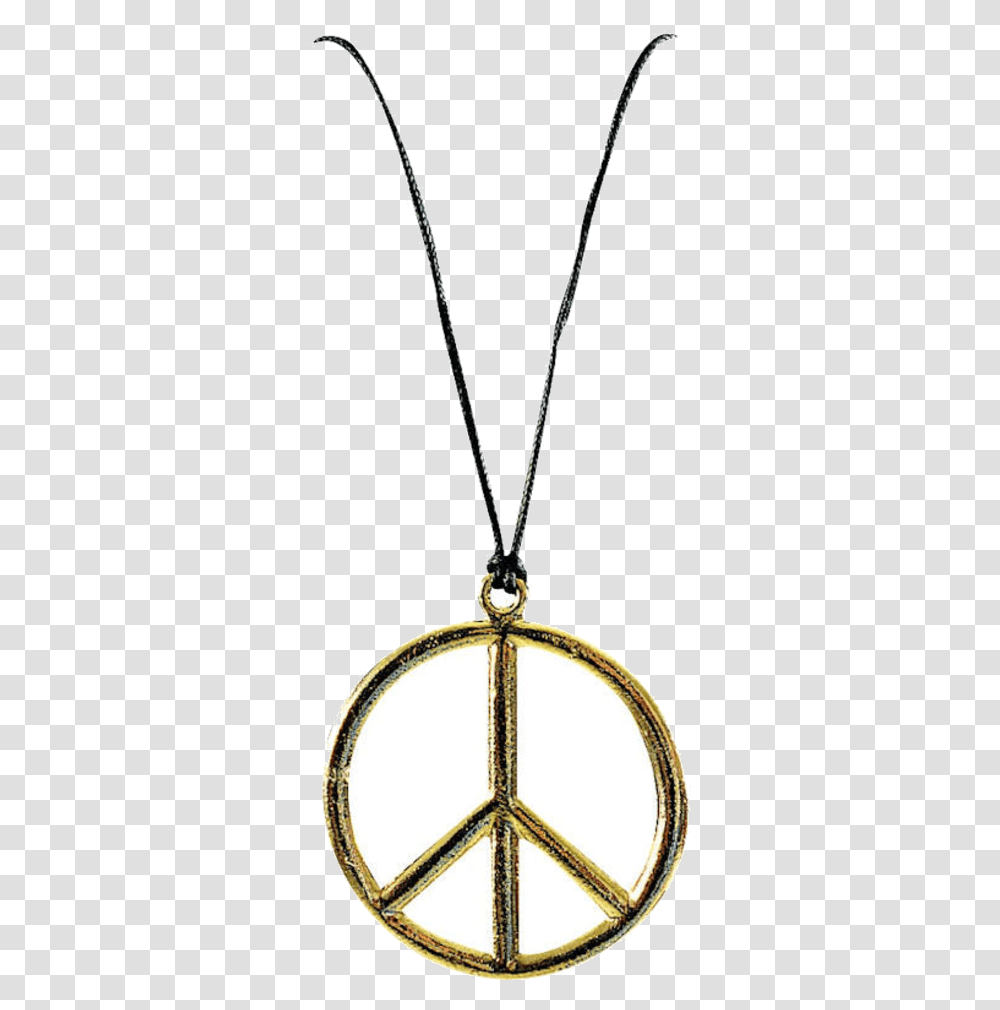 Gold Chain Dollar Sign Peace Symbol Tattoo Small, Pendant, Necklace, Jewelry, Accessories Transparent Png