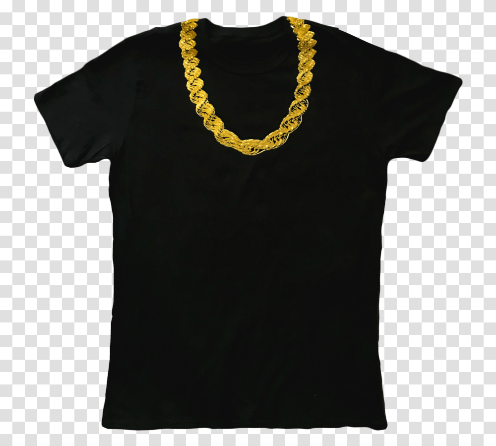Gold Chain Tee Kurtis Blow, Clothing, Apparel, Necklace, Jewelry Transparent Png
