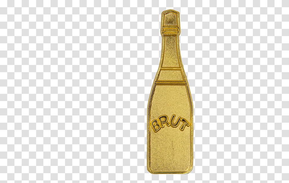 Gold Champagne Bottle Glass Bottle, Beverage, Alcohol, Label, Wine Transparent Png