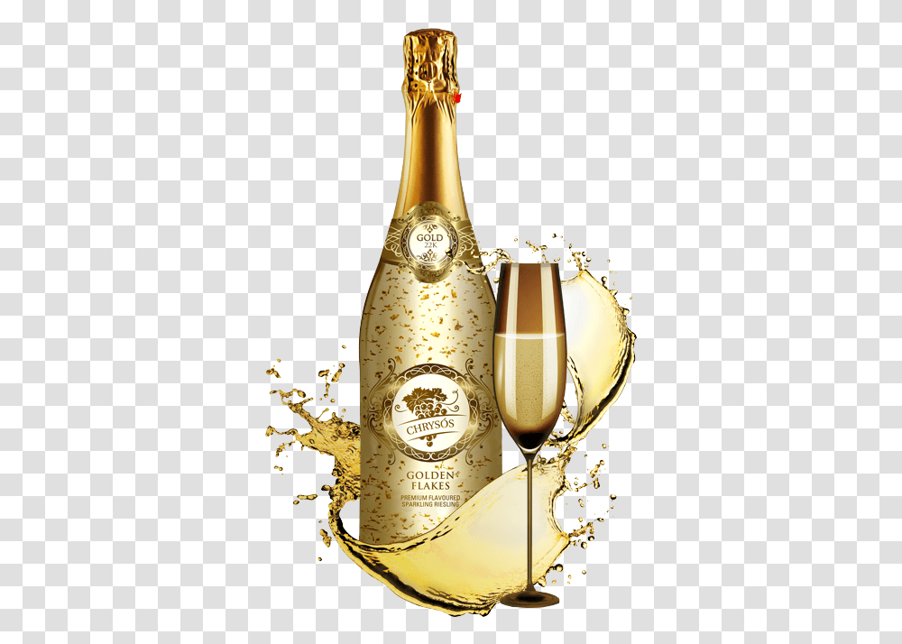 Gold Champagne Bottle Water Splash Gif, Beer, Alcohol, Beverage, Drink Transparent Png