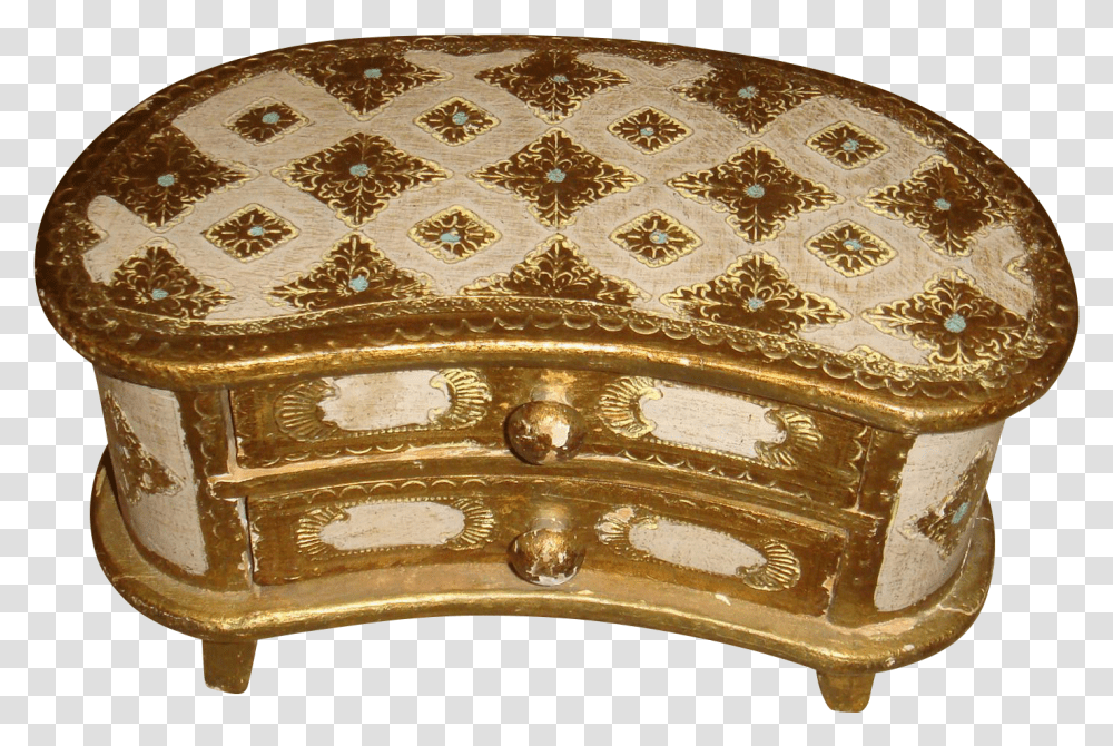 Gold Chest Coffee Table, Bronze, Furniture, Rug, Sideboard Transparent Png