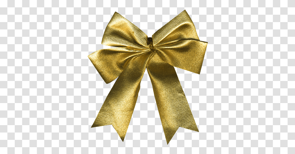 Gold Christmas Bow & Clipart Free Download Ywd Christmas Bow Gold Ribbon, Scarf, Clothing, Apparel, Gift Transparent Png