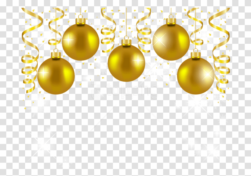 Gold Christmas Ornament Christmas Gold Decorations, Graphics, Art, Lighting, Floral Design Transparent Png