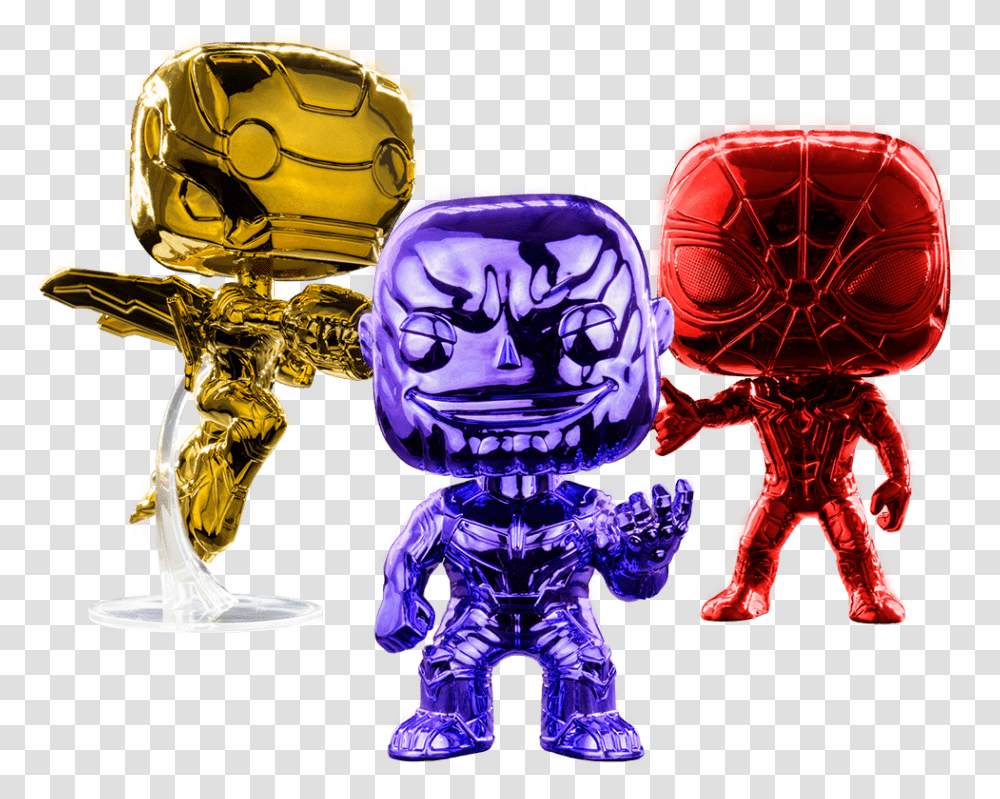 Gold Chrome Iron Man Pop, Glass, Helmet, Apparel Transparent Png