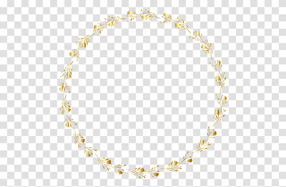 Gold Circle Border, Necklace, Jewelry, Accessories, Accessory Transparent Png
