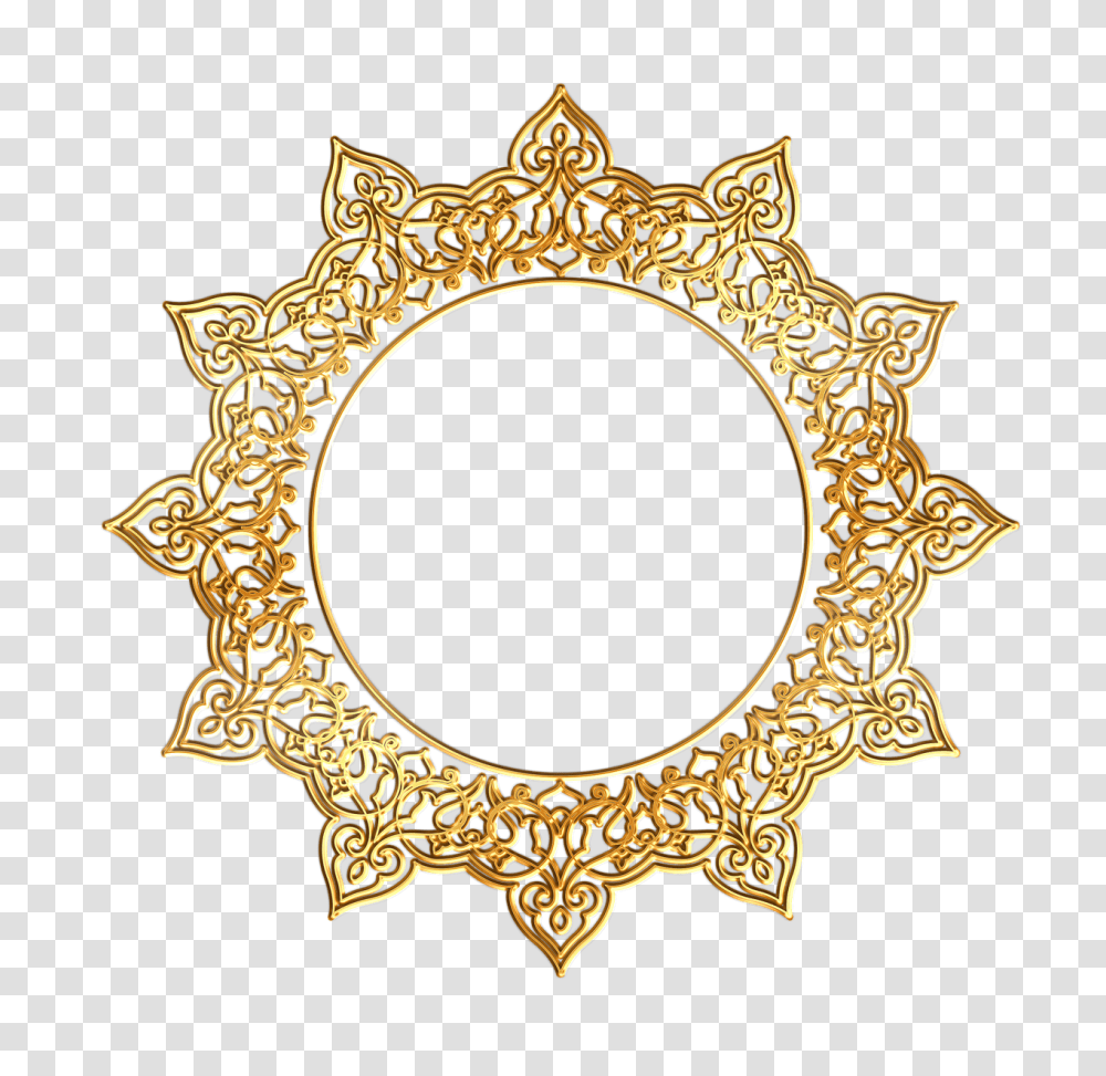 Gold Circle Frame Round Frames, Diamond, Gemstone, Jewelry, Accessories Transparent Png
