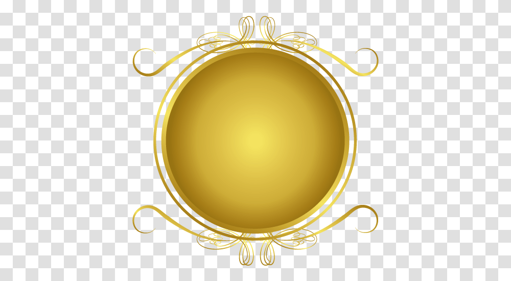 Gold Circle Logo Template, Lamp, Pattern Transparent Png