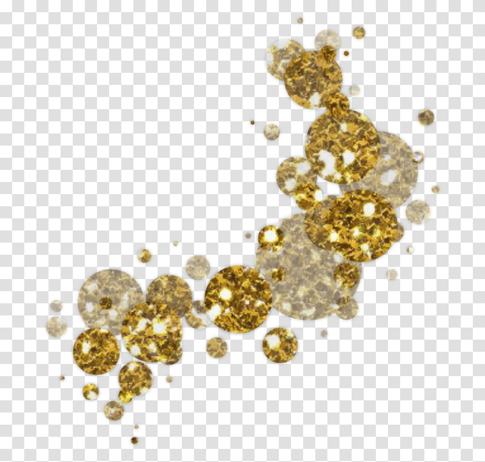 Gold Circle Painting Clip Gold Diamonds Falling, Accessories, Accessory, Gemstone, Jewelry Transparent Png