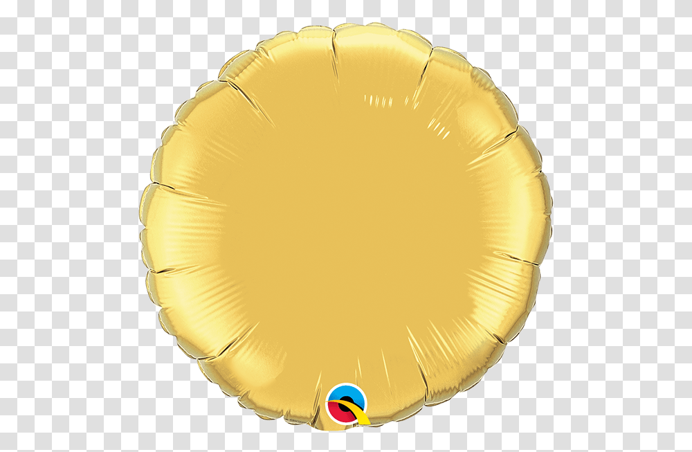Gold Circular Foil Balloon Balloons, Sliced, Plant, Food, Clam Transparent Png