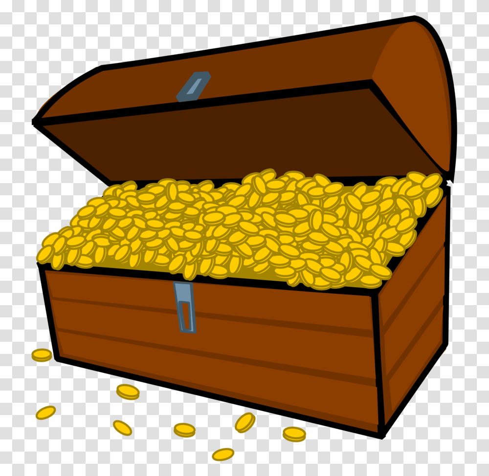 Gold Clip Art Chest Of Gold Coins Clipart, Treasure Transparent Png