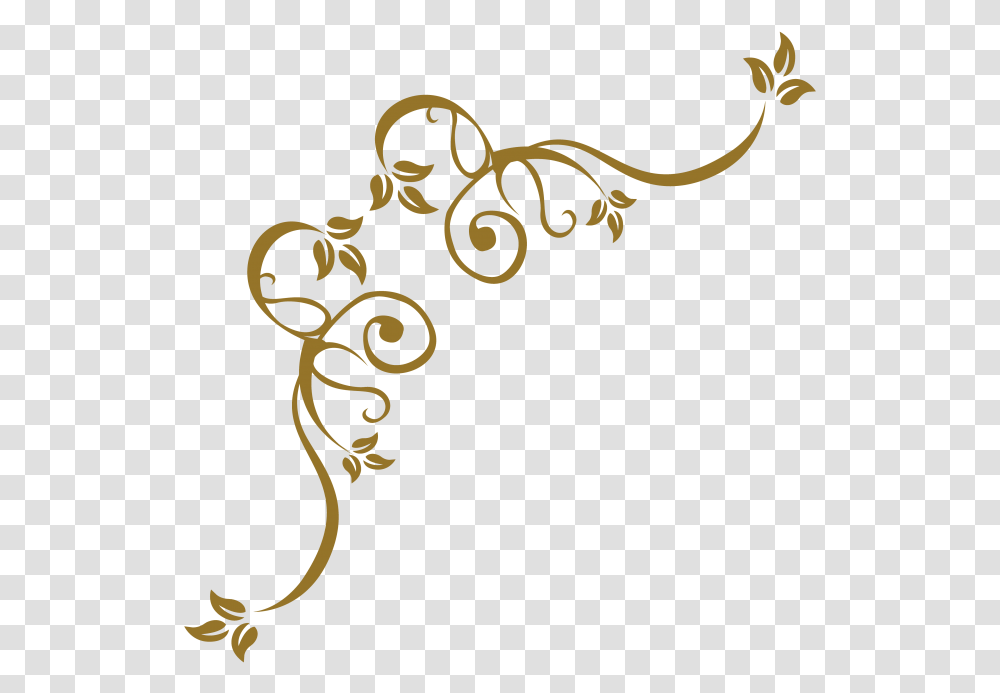 Gold Clipart Clipart Free Corner Design, Floral Design, Pattern Transparent Png