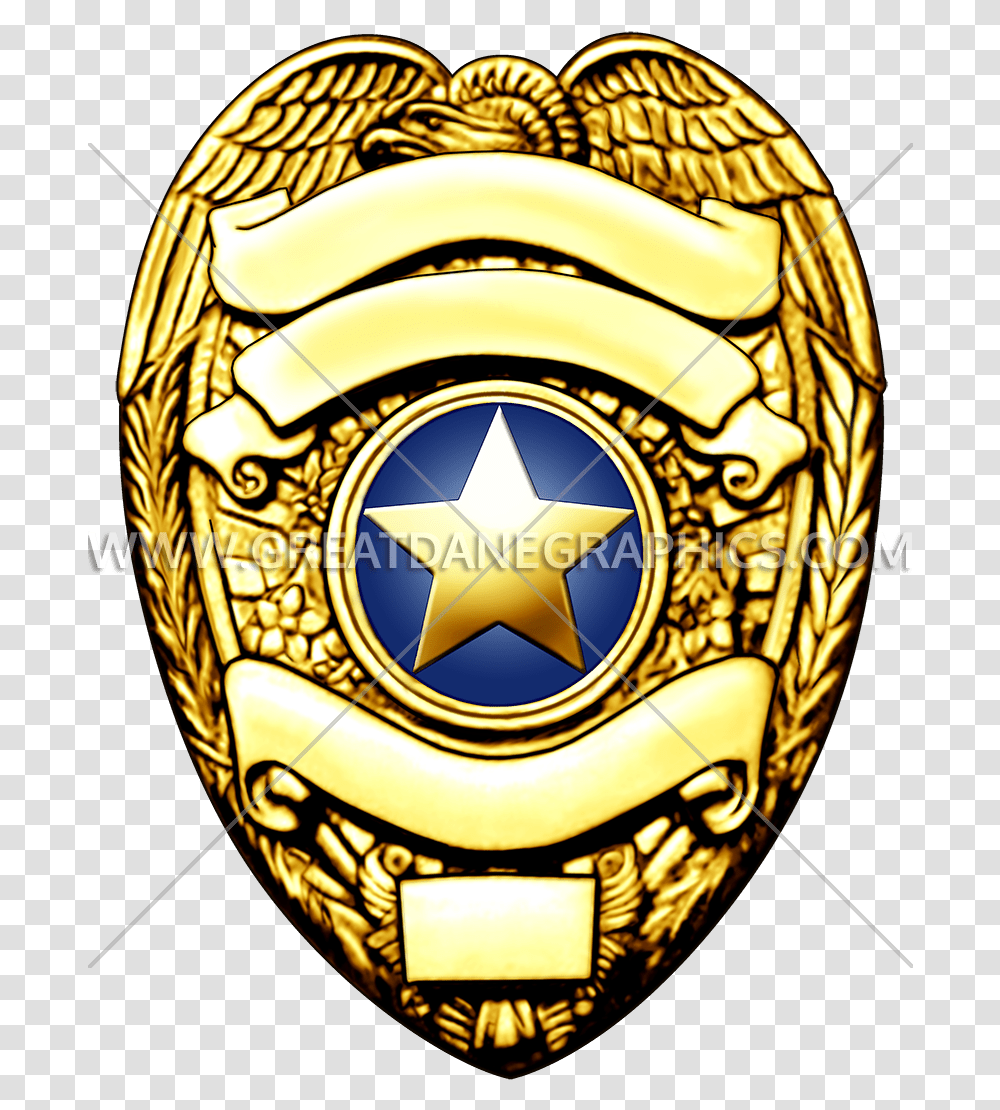 Gold Clipart Police Badge Gold Police Badge Clipart, Logo, Trademark, Helmet Transparent Png