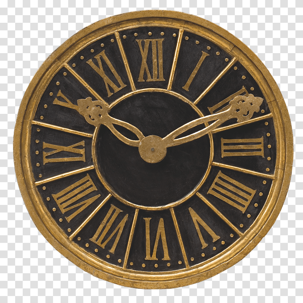 Gold Clock Decorative Clock Transparent Png