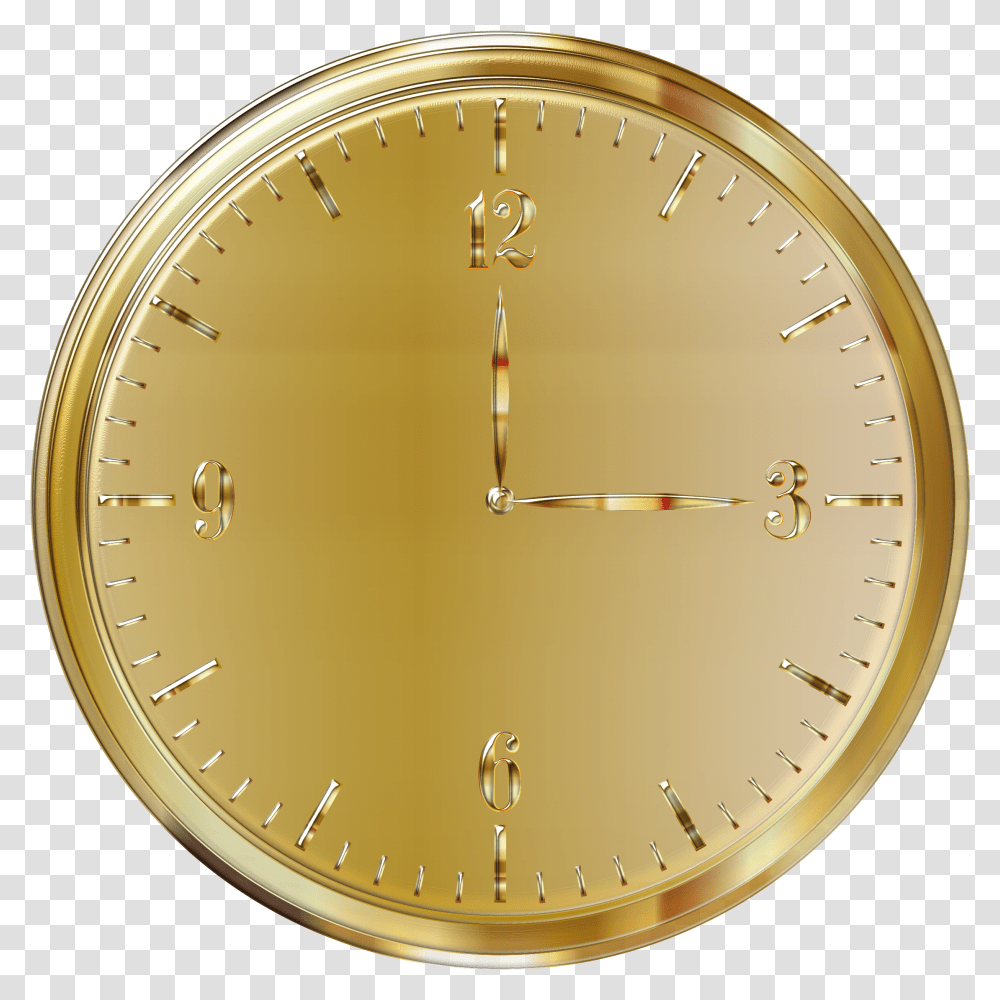 Gold Clock Gold Clock Gold Clocks, Analog Clock, Clock Tower, Architecture, Building Transparent Png