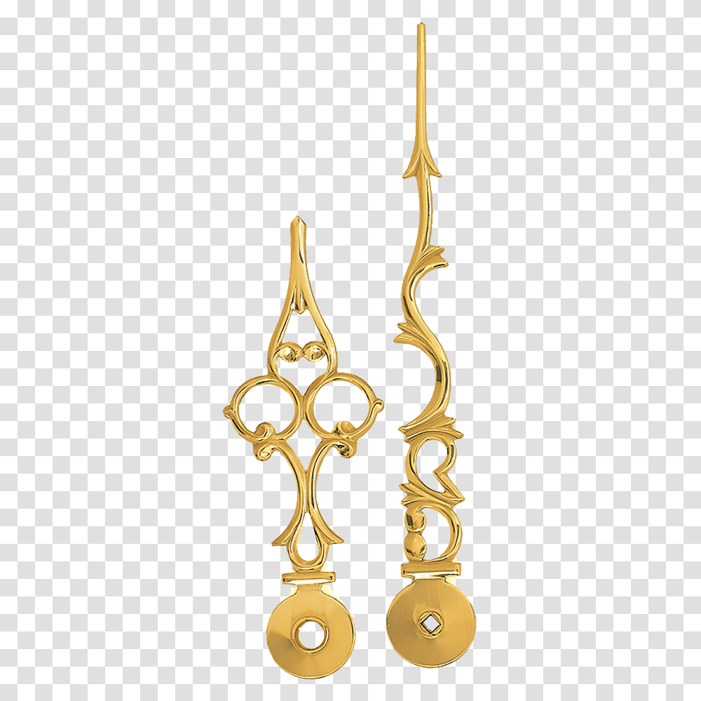 Gold Clock Hand, Accessories, Accessory, Earring, Jewelry Transparent Png