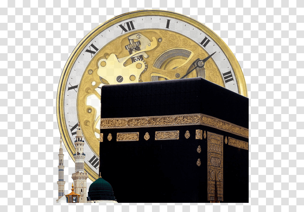 Gold Clock Masjid, Architecture, Building, Mecca, Clock Tower Transparent Png