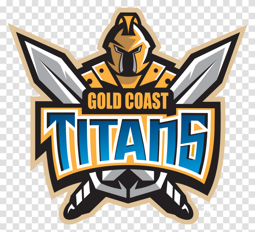 Gold Coast Titans Logo, Emblem, Leisure Activities Transparent Png