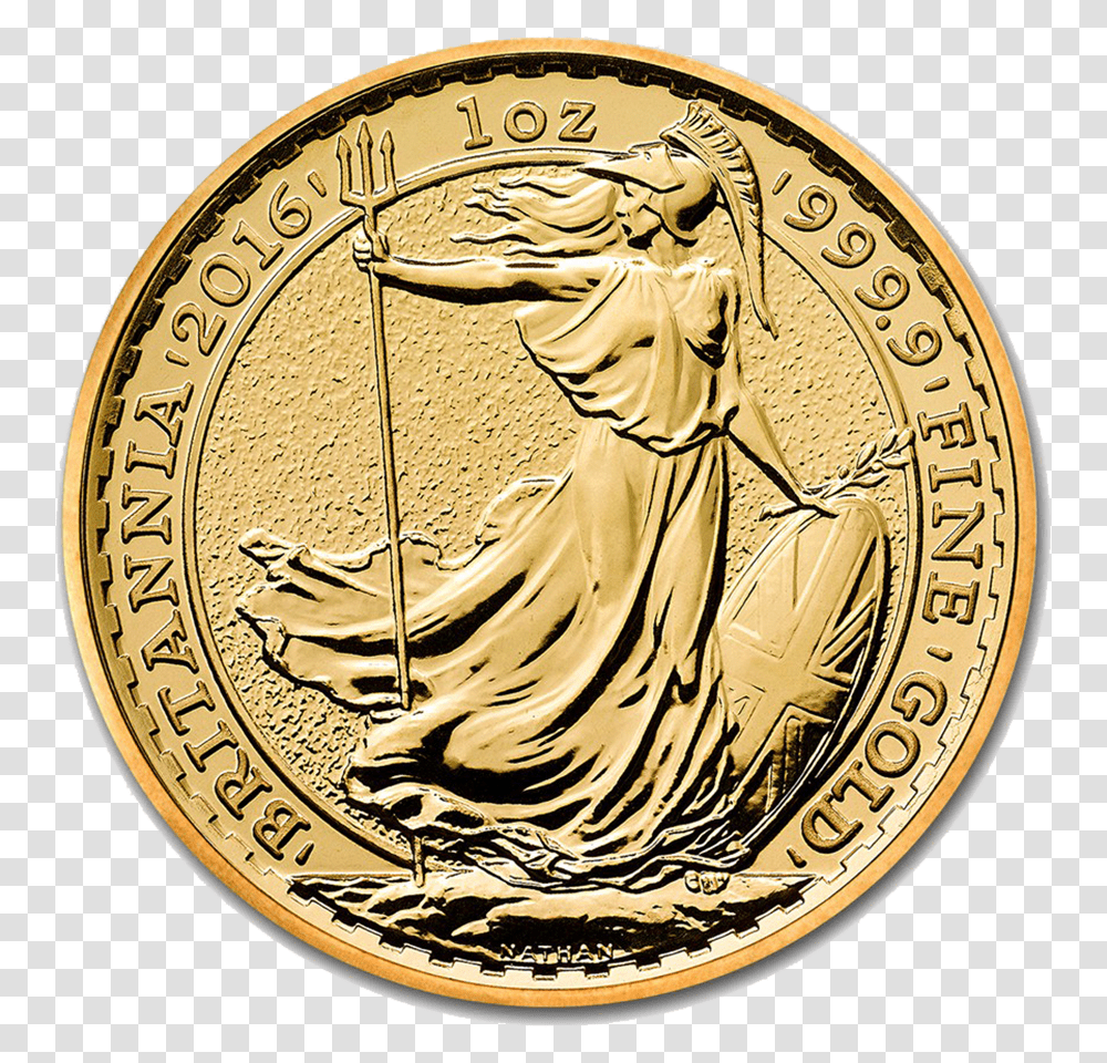 Gold Coin Britannia 1, Money, Clock Tower, Architecture, Building Transparent Png