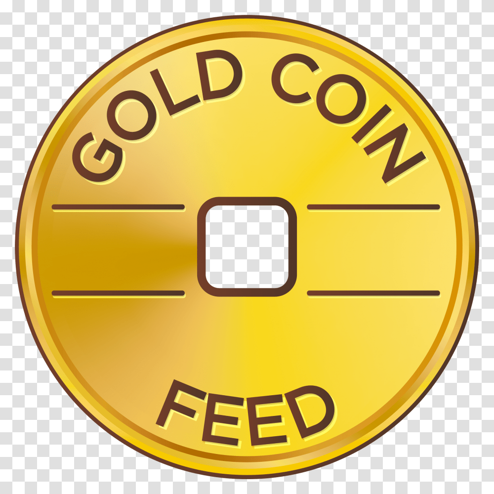 Gold Coin Circle, Logo, Trademark, Money Transparent Png