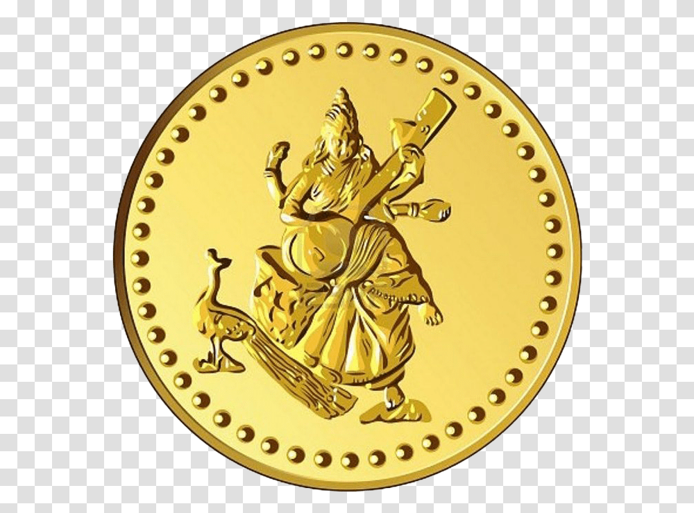 Gold Coin Clipart Indian Gold Coin, Money Transparent Png
