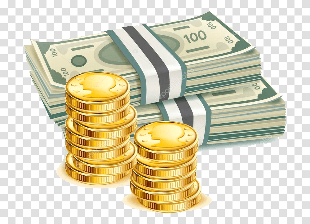 Gold Coin Money Banknote United States Dollar Dollar And Gold Transparent Png