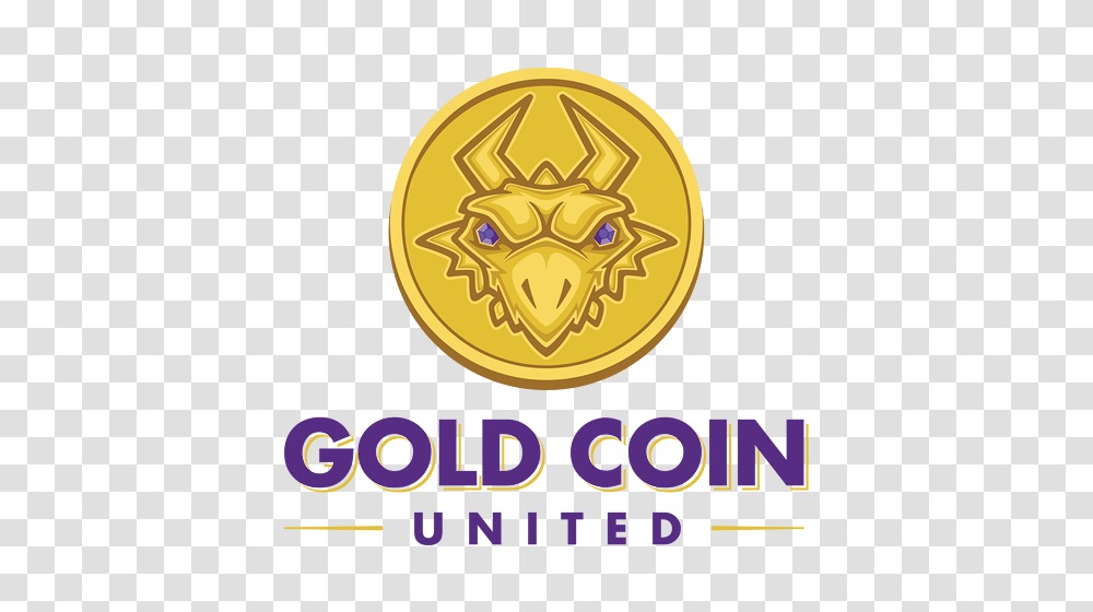 Gold Coin United, Logo, Trademark, Badge Transparent Png