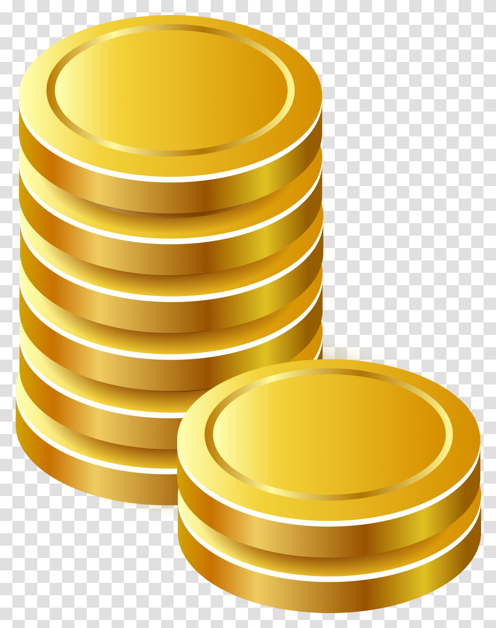 Gold Coins Clipart Clipart Gold Coins, Wedding Cake, Dessert, Food, Money Transparent Png