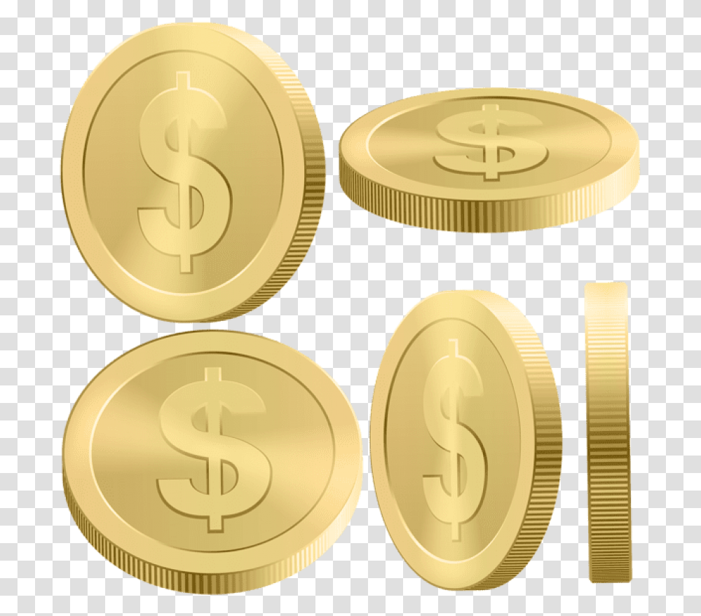 Gold Coins Clipart Coin, Money, Trophy Transparent Png