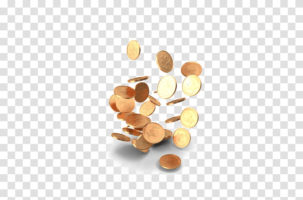 Gold Coins Download Free Clip Art Gold Coins Falling, Money, Treasure, Plant, Nickel Transparent Png