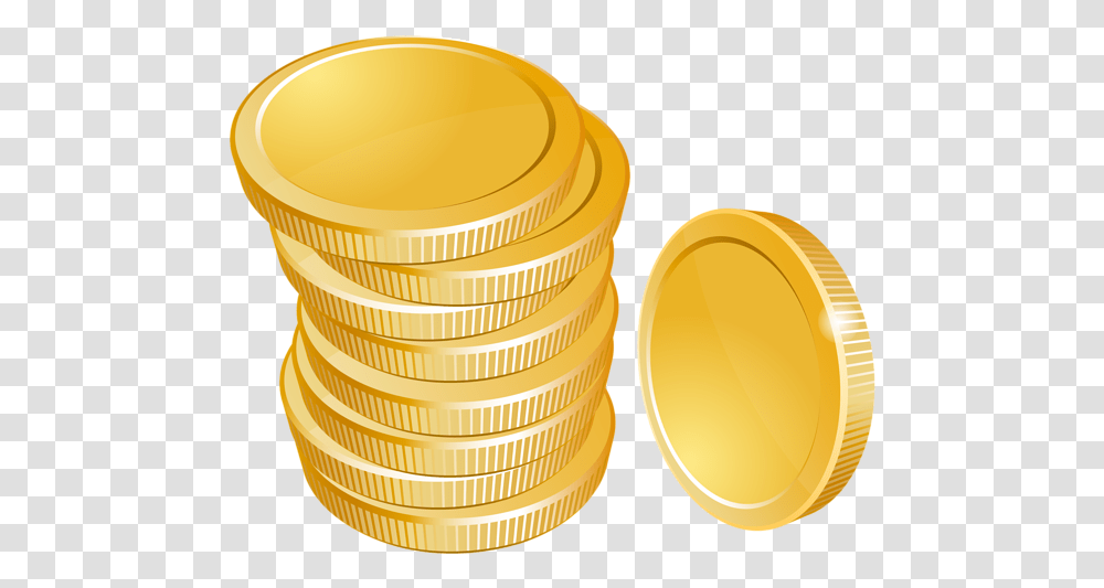 Gold Coins Image Coins Clipart, Money, Tape, Treasure Transparent Png