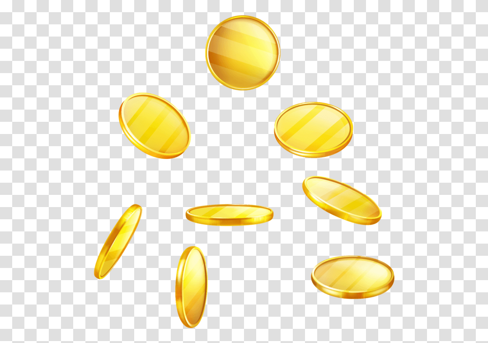 Gold Coins Image Free Gold Coin Raining, Lighting, Food, Fruit, Plant Transparent Png