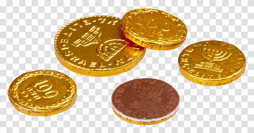 Gold Coins Image Hanukkah Gelt, Money Transparent Png