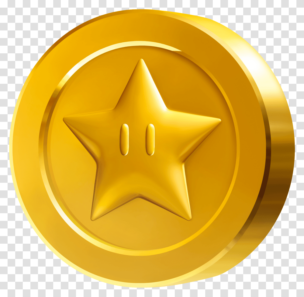 Gold Coins Image Super Mario Coin Clipart, Star Symbol Transparent Png