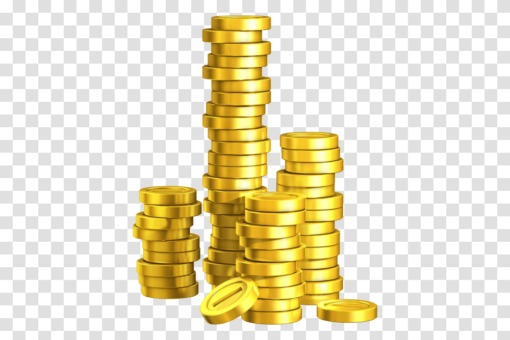 Gold Coins, Screw, Machine, Number Transparent Png