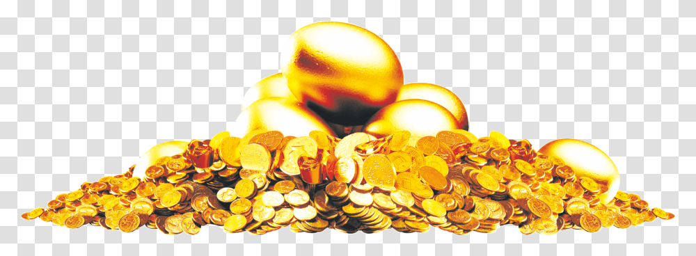 Gold Coins Treasure, Money Transparent Png
