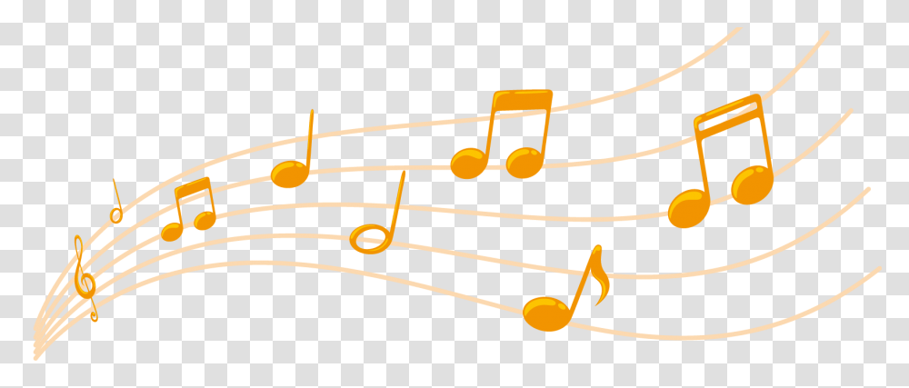 Gold Colorful Musical Notes Transparentpng In Music Notes, Bow, Leisure Activities, Light Transparent Png