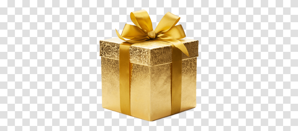 Gold Coloured Gift Box Gold Gift Box, Wedding Cake, Dessert, Food Transparent Png