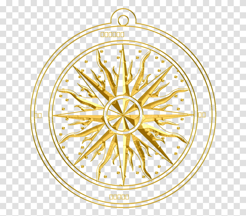 Gold Compass Rose Compass Rose, Chandelier, Lamp, Compass Math Transparent Png