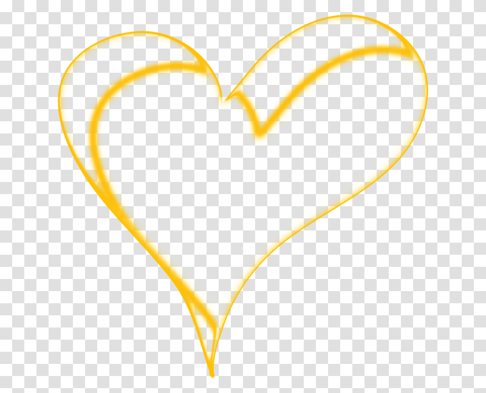 Gold Computer Icons Heart Yellow Symbol, Banana, Fruit, Plant, Food Transparent Png
