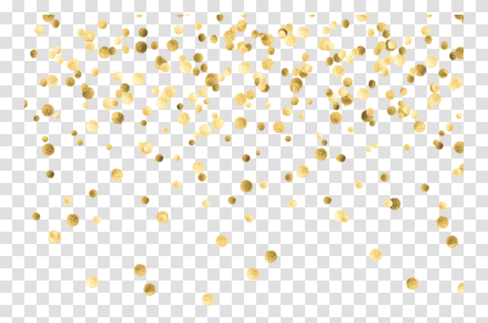 Gold Confetti Background, Paper, Rug Transparent Png