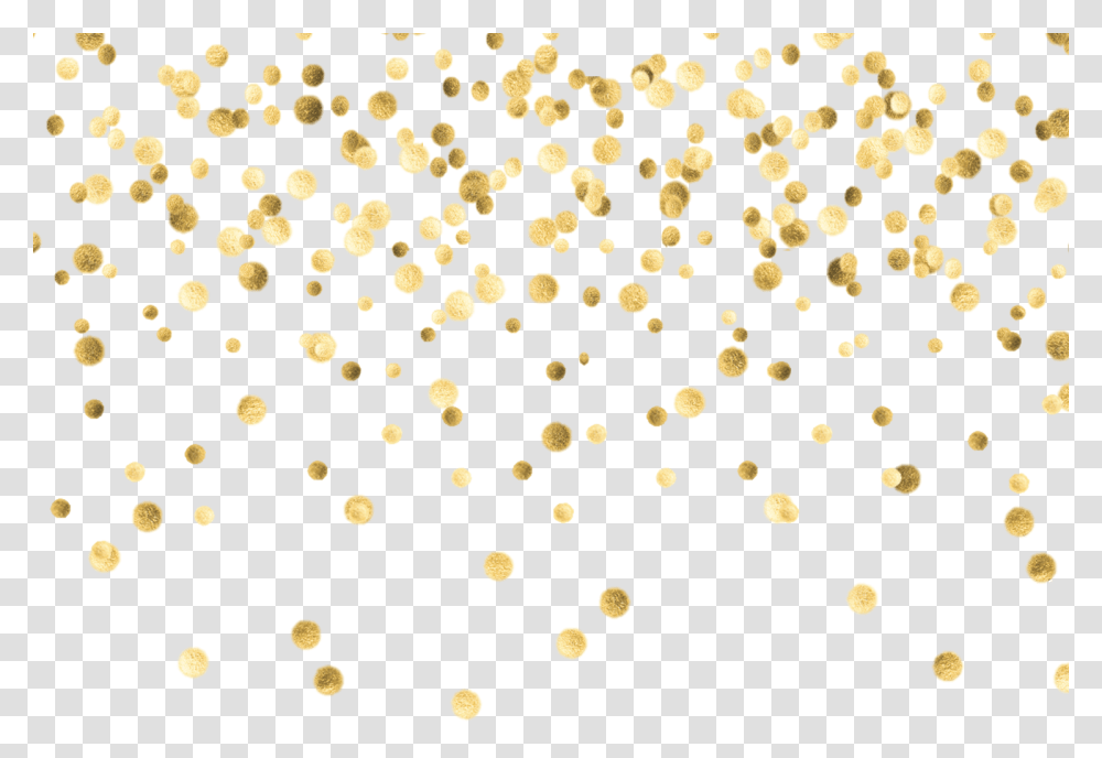 Gold Confetti Background, Paper, Rug Transparent Png