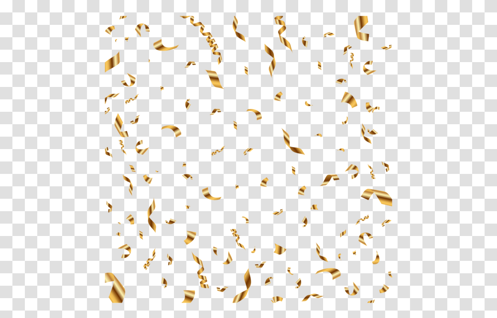 Gold Confetti Background, Paper, Rug Transparent Png