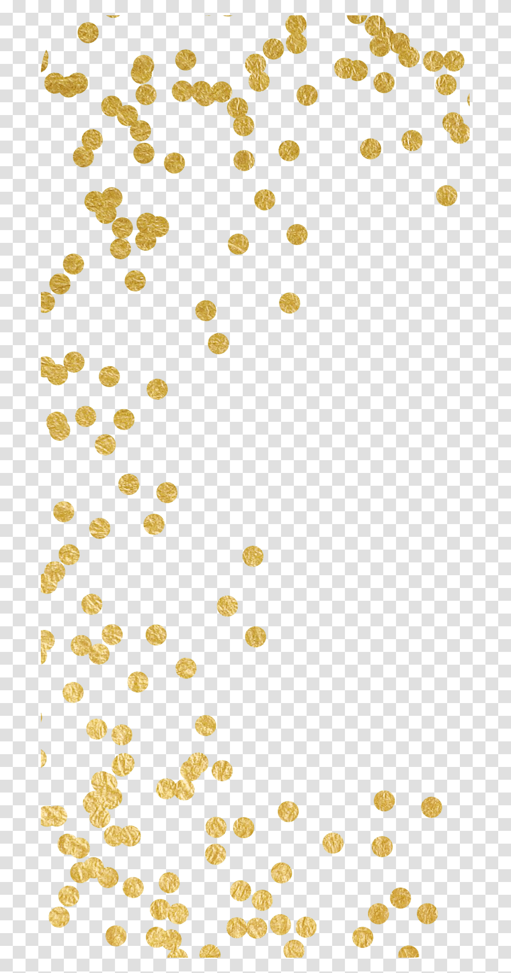 Gold Confetti Circles, Paper, Rug, Bubble Transparent Png