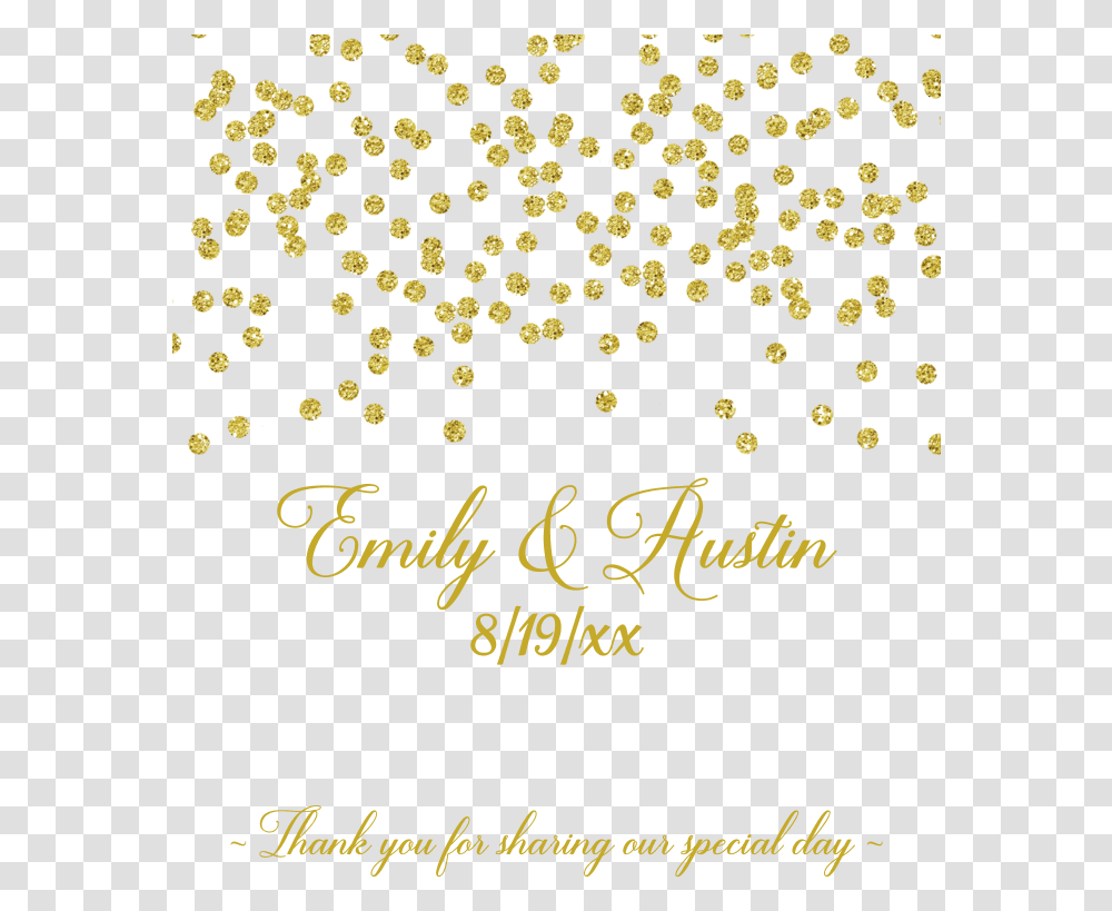 Gold Confetti Confetti Graduation Clip Art, Paper Transparent Png