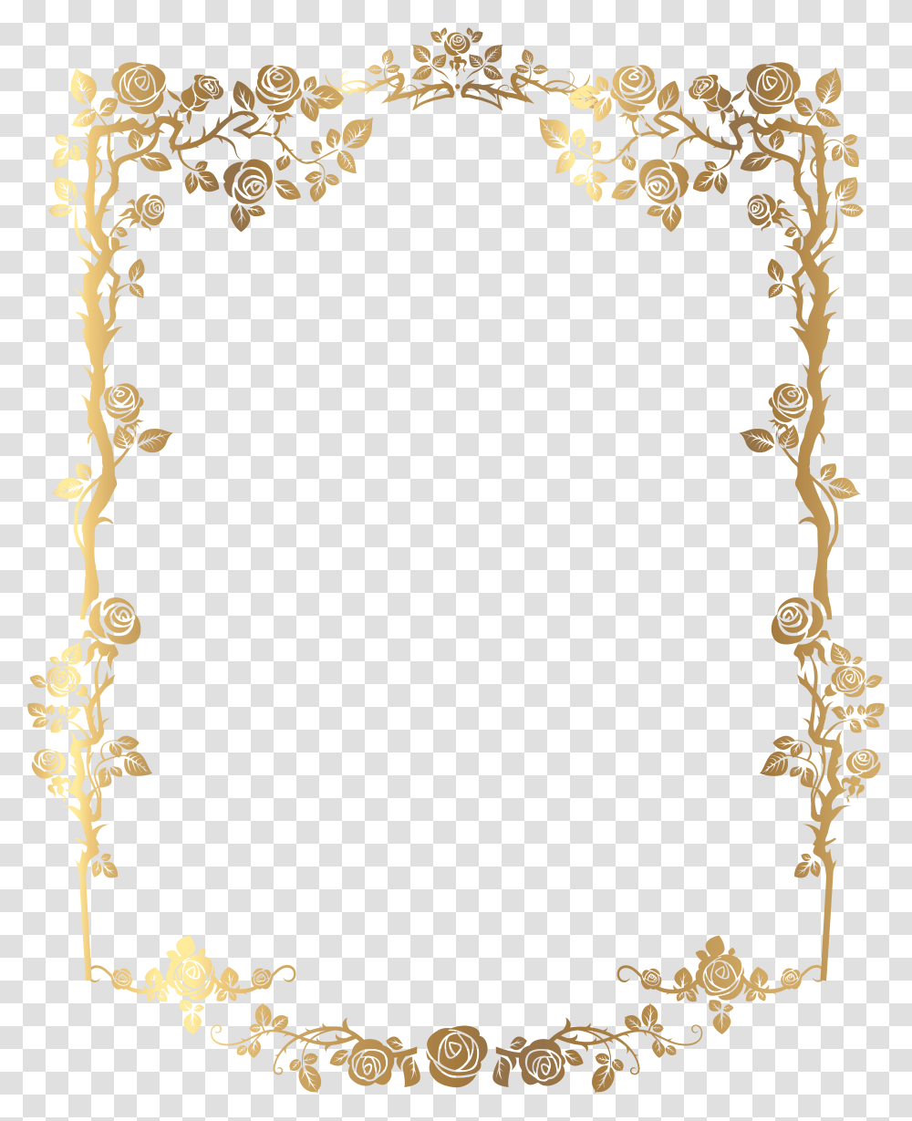 Gold Confetti, Floral Design, Pattern Transparent Png