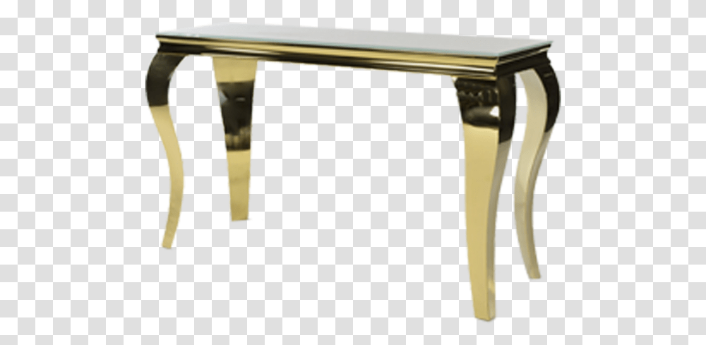 Gold Console Table, Furniture, Tabletop, Chair, Indoors Transparent Png