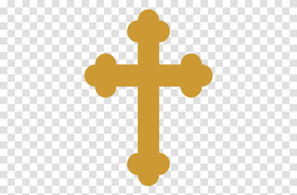 Gold Cross Baptism Clip Art Cross For Christening Gold, Symbol, Crucifix Transparent Png